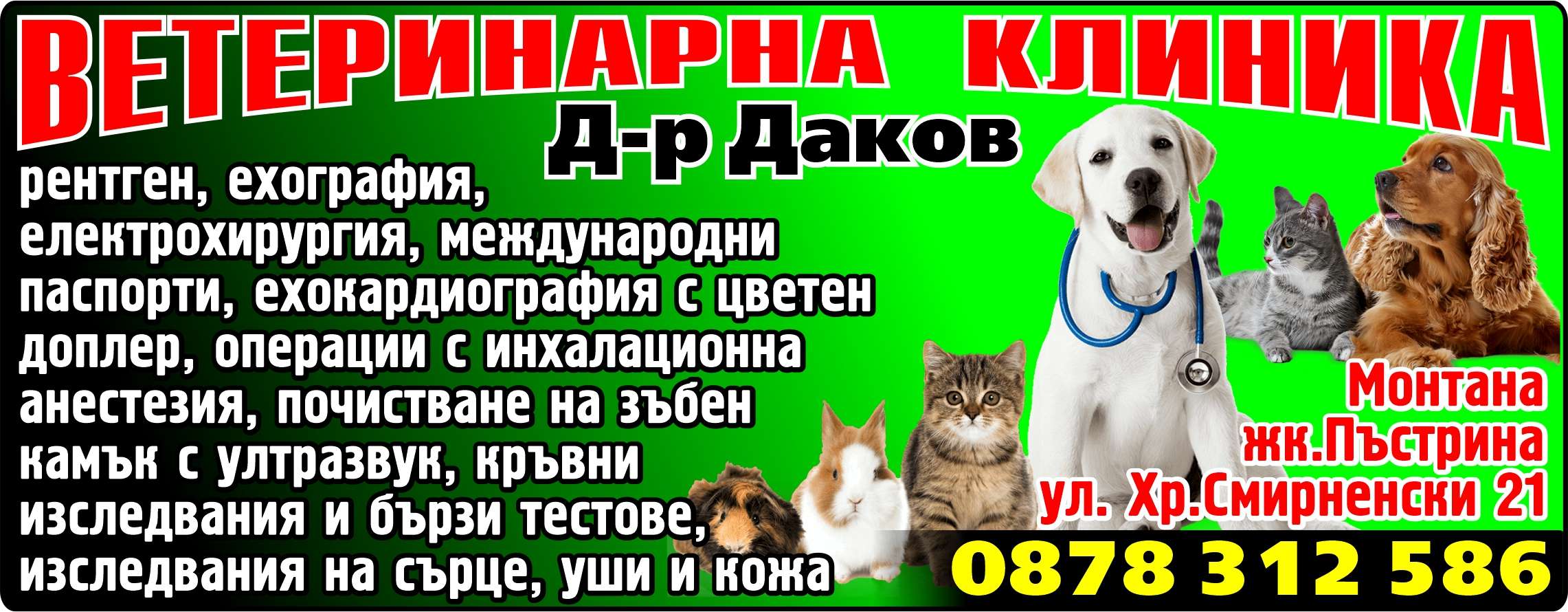 ТЕРАПИЯ ЕООД - гр. Монтана, общ. Монтана, обл. Монтана, ул. "Хр.Смирненски" 21